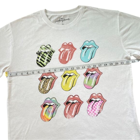 Women's The Rolling Stones Short Sleeve Graphic Boyfriend T-Shirt • XL • NWT - Picture 7 of 9